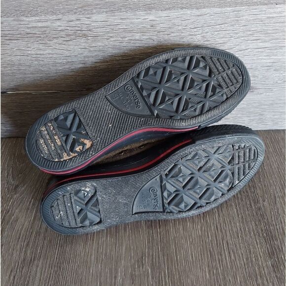 CONVERSE Olive Textured Wool High Top Sneakers Men's 5.5 - Women's 7.5 - Picture 7 of 9